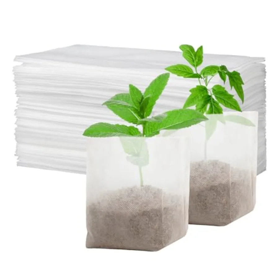 

Nursery Grow Bags 100 PCS NonWoven BagBolsa para sembrar Starter Packs for Plants Seeding Home Garden Greenhouse Supplies Veget