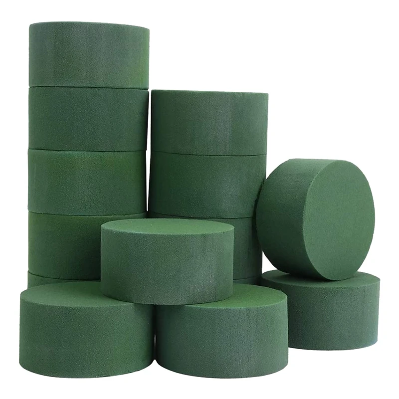 Round Floral Foam Pack of 20,Wet Florist Block Flower Arrangement Supplies for Craft Project, Decoration-A22U
