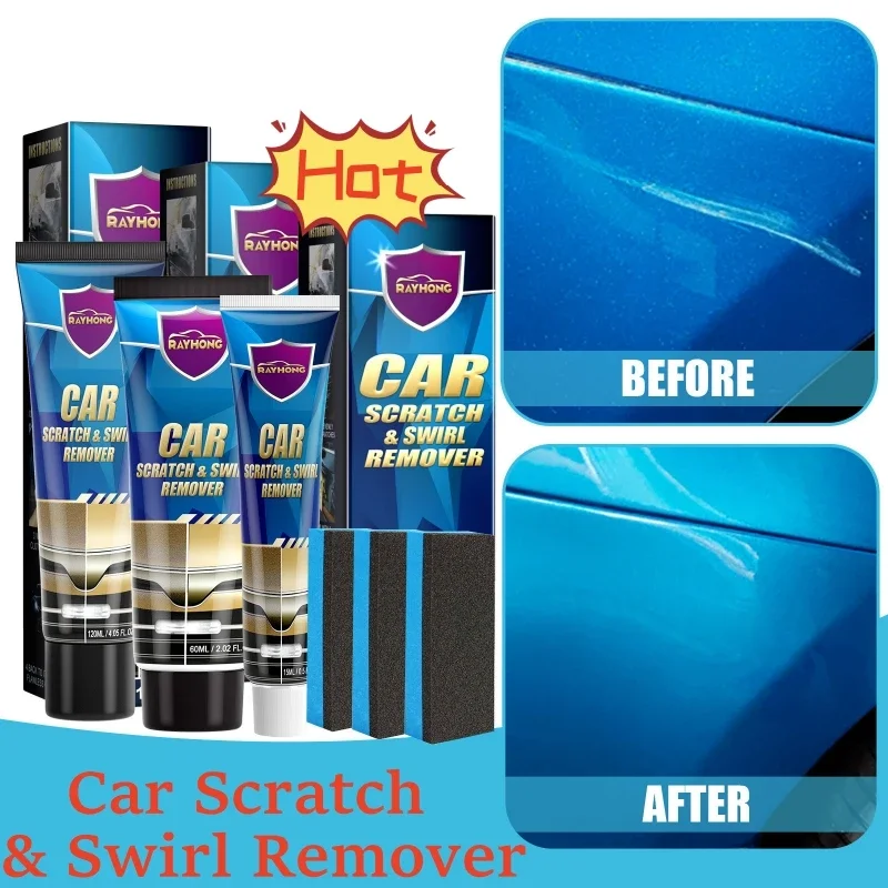 

Car Scratch Remover Paint Care Tools Auto Swirl Remover Scratches Repair Polishing Auto Body Grinding Compound Anti Scratch Wax