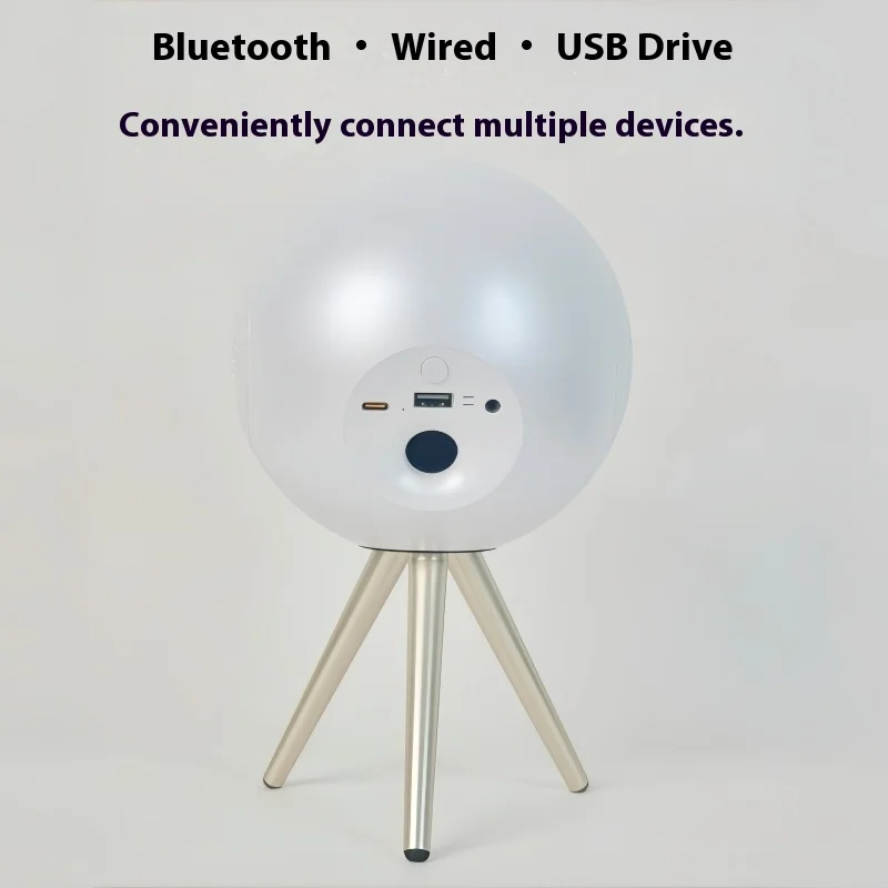 مكبر صوت بخاصية البلوتوث قابل للنقل قطعة أثرية بطرف الإصبع Enom Magnetofluid ملون بتأثير فانوس محمول هدية صوتية بلوتوث