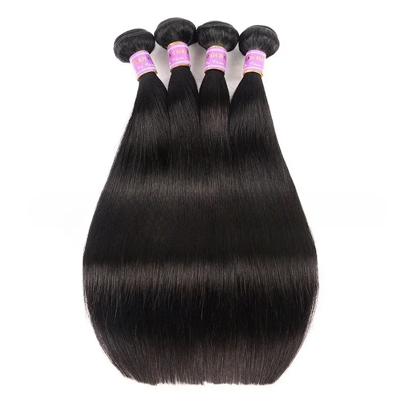 Human Hair Bundles Weaving Extensions 100g/pc Brazilian Remy Natural Hair Multiple Styles High Quality Soft and Silky Daily Use