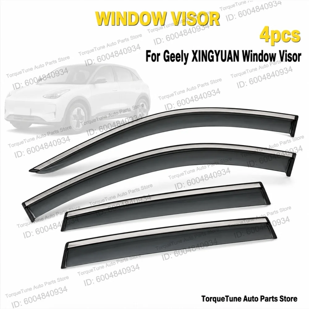 

Premium In Channel Direct Fit Easy Installation Durable Aerodynamic Window Visor Wind Deflector For Geely XINGYUAN Rain 2020