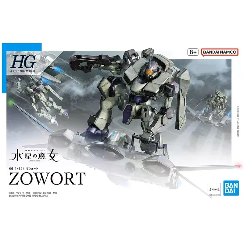 Genuine Bandai Anime Gundam HG TWFM 14 Zowort 1/144 Assembly Model Toys Action Figure Gifts Collection Decoration Children Boys