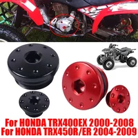 Para HONDA TRX400EX TRX450R TRX450ER TRX 450 R ER 400 Accesorios de motocicleta Tapa de orificio de la toma de sincronización del motor Tapa de tornillo del cárter