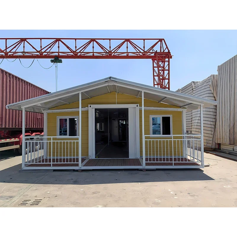 YG Wholesale Custom Ready Made Prefabricated Flat Pack Houses Container Prefab Home with Full Bathrooms Hot Sale