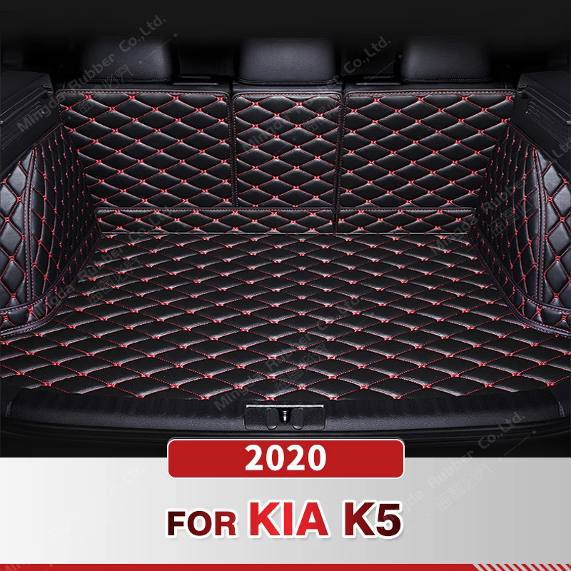 

Автомобильный коврик для багажника с полным покрытием для Kia K5 2020, кожаный чехол для автомобильного багажника с защитой от грязи, коврик, подкладка для груза, защитные аксессуары для интерьера