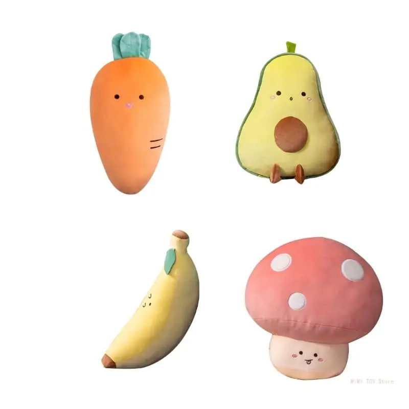 

Babies Stuffed Banana/Avocado/Carrot/Mushroom Appease Toy Infant Toy