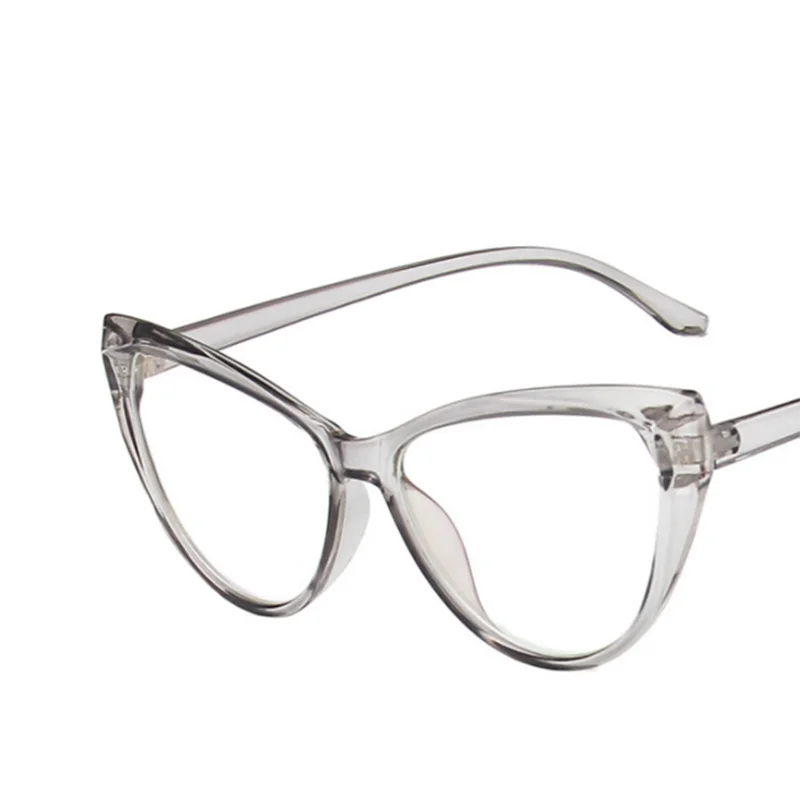 Retra Cat Eye Frame Clear Lens Glasses Simple Myopia Nerd Spectacles Degree -0.5 -1.0 -2.0 -3.0 -4.0 to -6.0