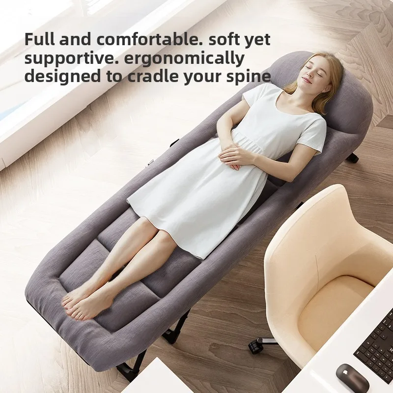 Multipurpose Bed Home Simple Folding Bed Companion Bed Folding Bed Outdoor Portable Single Bed Office Nap Lounge Chair