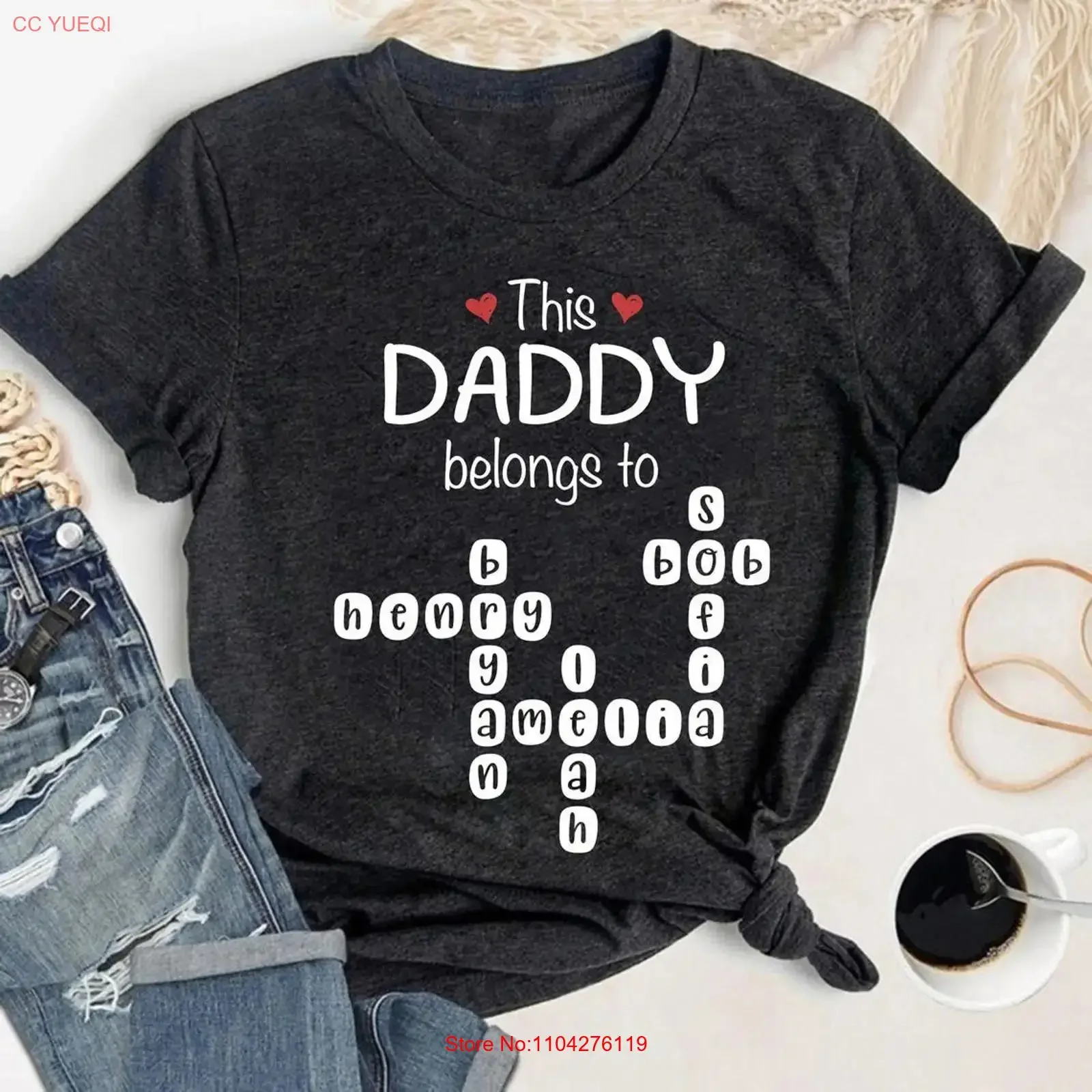 Personalized This Grandpa Belongs To T Shirt Custom Papa With G vintage Washed streetwear Breathable Comfortable Unisex Soft