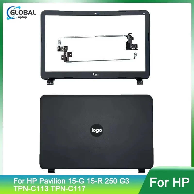

Новый чехол для ноутбука HP Pavilion 15-G 15-R 250 G3 TPN-C113 TPN-C117, задняя крышка ЖК-дисплея/передняя панель/петли ЖК-дисплея, верхний корпус 774164 -001