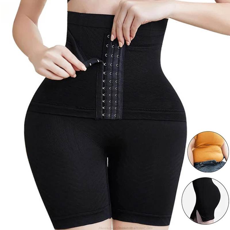 Butt Lifter Shapewear Control Panties High Waist Trainer for Women Tummy Control Short Body Shaper Underwear Hook Slimming fajas