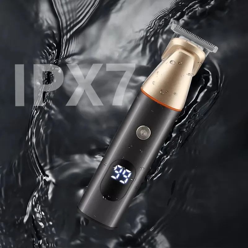 XIAOMI Youpin 5 in 1 Hair Trimmer Machine LCD Display Clippers Barber Professional Hair Cutting Machines Men's Electric Shaver image 5