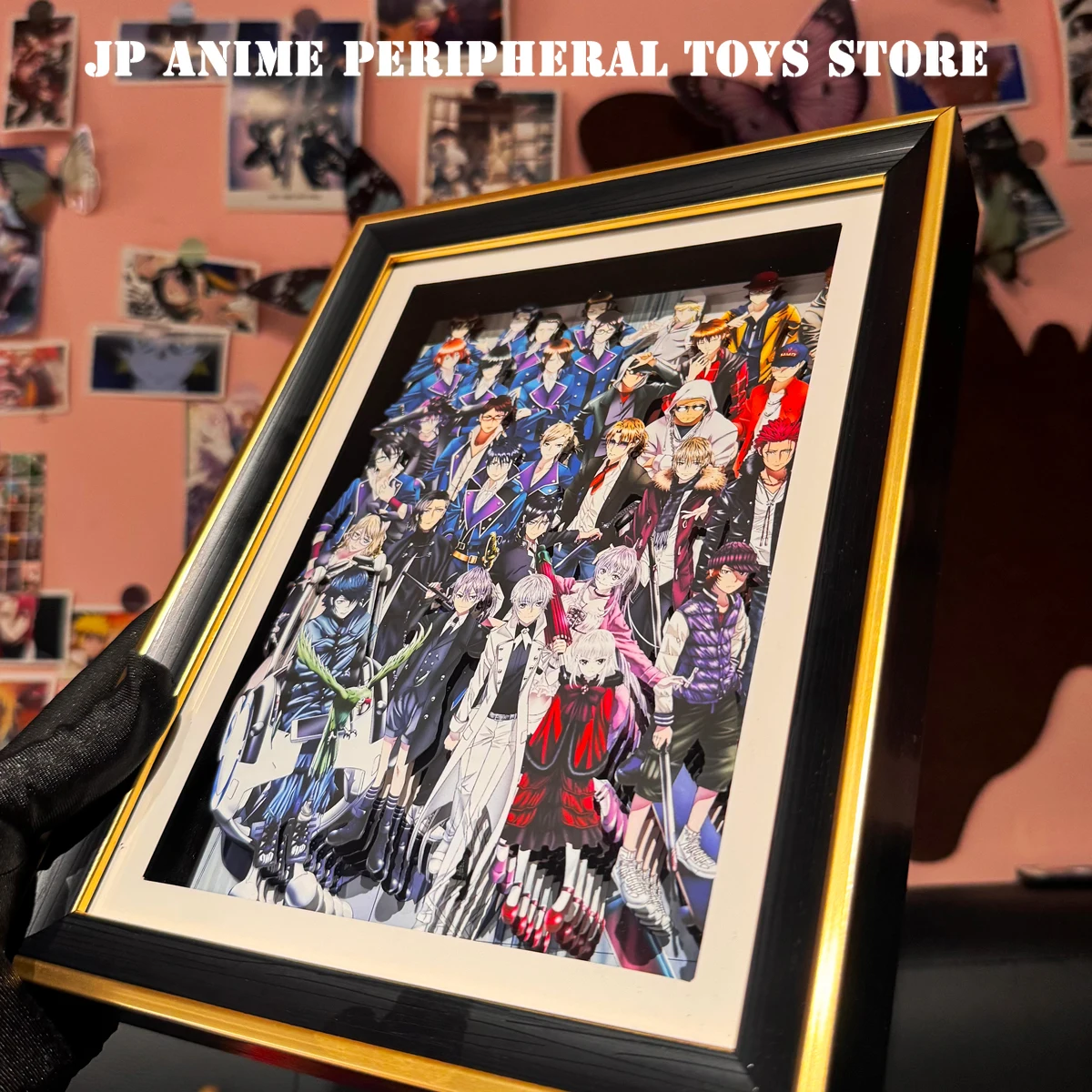 New Anime K RETURN OF KINGS Handmade 3D Art Painting Cartoon Isana Yashiro Figure Desktop Ornament Fans Collect Gifts