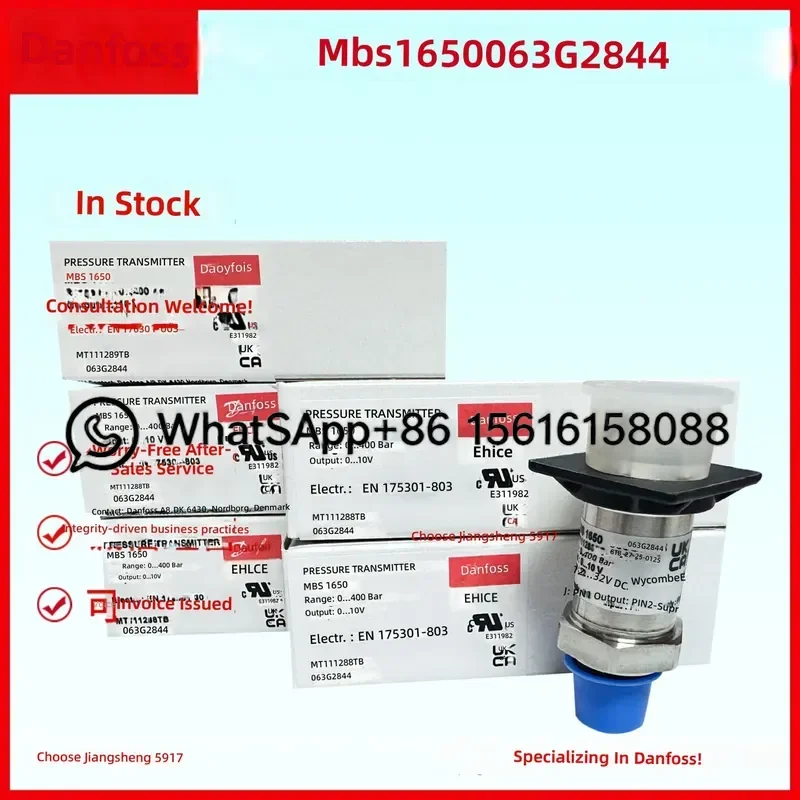 Danfoss MBS1650 Pressure Transmitter 063G2843 063G2844 063G2846 063G2847 063G2842 063G2845 063G2800  063G2805  063G2806 063G2815