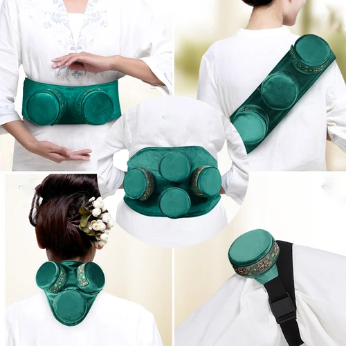 Imagen 2 del producto Caja de cobre y latón, bolsa de moxibustión sin humo, quemador de hierbas medicinales, terapia Moxa, punto de acupuntura corporal, masaje cálido meridiano