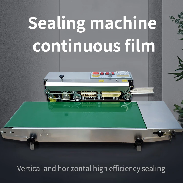 Automatic continuous plastic bag heat sealer sealing machine for aluminum