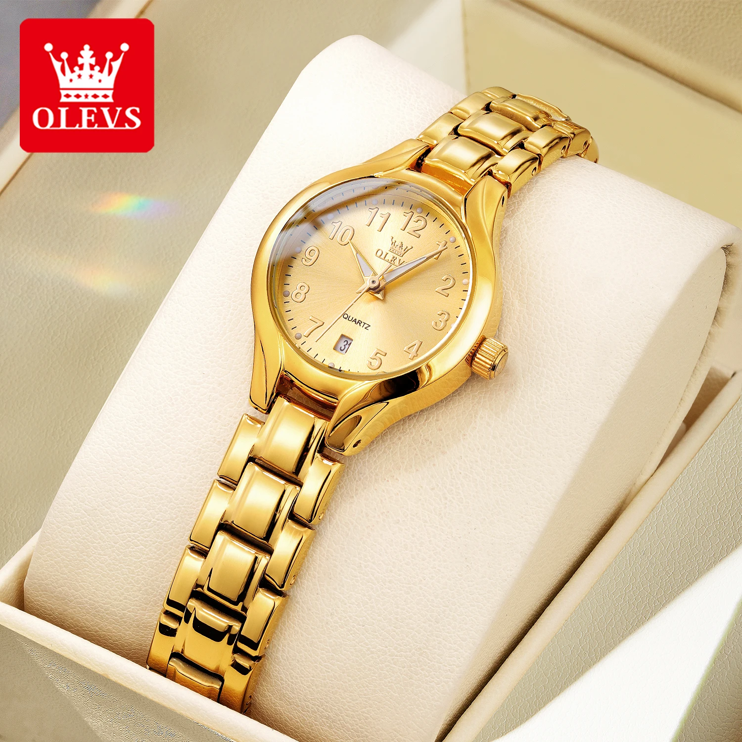 

Женские часы OLEVS 3650, водонепроницаемые, с подсветкой, кварцевые, с указателем даты, элегантные, оригинальные, модные часы для женщин, подарок, Reloj Mujer