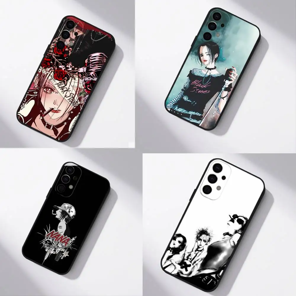 Anime N-Nana Phone Case For Samsung S26,S25,S24,S21,S22,S23,S30,Ultra,S20,Plus,Fe,Lite,5G Black Cover