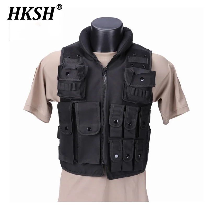 HKSH Heren Tide Dark Techwear Vest Outdoor Tactisch Vest Outdoor Beveiliging Trainingsapparatuur Chique Tank Tops Zakken HK2208