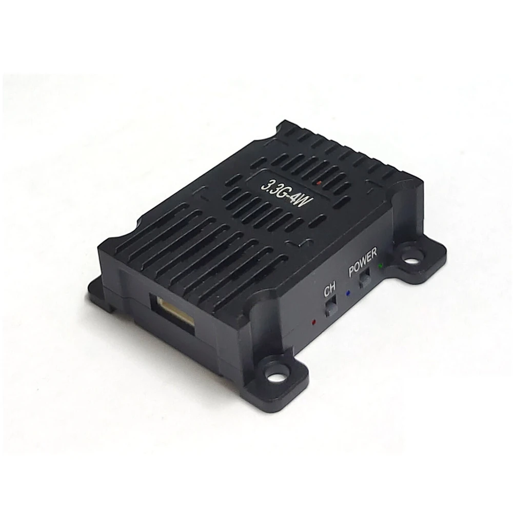 3.3G 4W VTX+VRX FPV VTX 8CH 4000Mw FPV Video Transmitter 8CH FPV Video Receiver For FPV RC Racing Drone