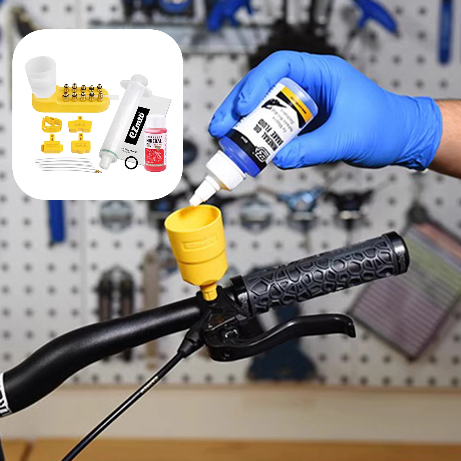 

Bicycle Oiling Tool Set Universal Mountain Road Bicycle Disc Brake Oil Change Tool Outdoor Cycling Maintenance Accessories