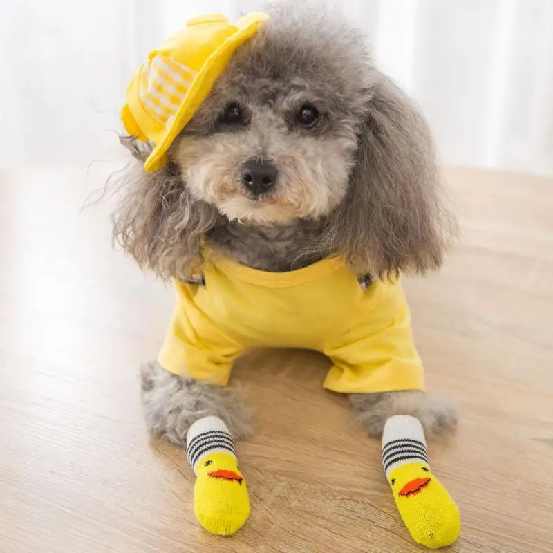 Cute Dog Shoes Anti-slip Design Soft And Comfortable Cushioned Comfortable And Stylish Adorable Warm Paw Protection Pet Product