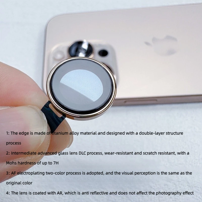 TRSYPHXM 2024 new Suitable for Apple 16Promax lens film Suitable for iPhone 15 Pro camera sticker