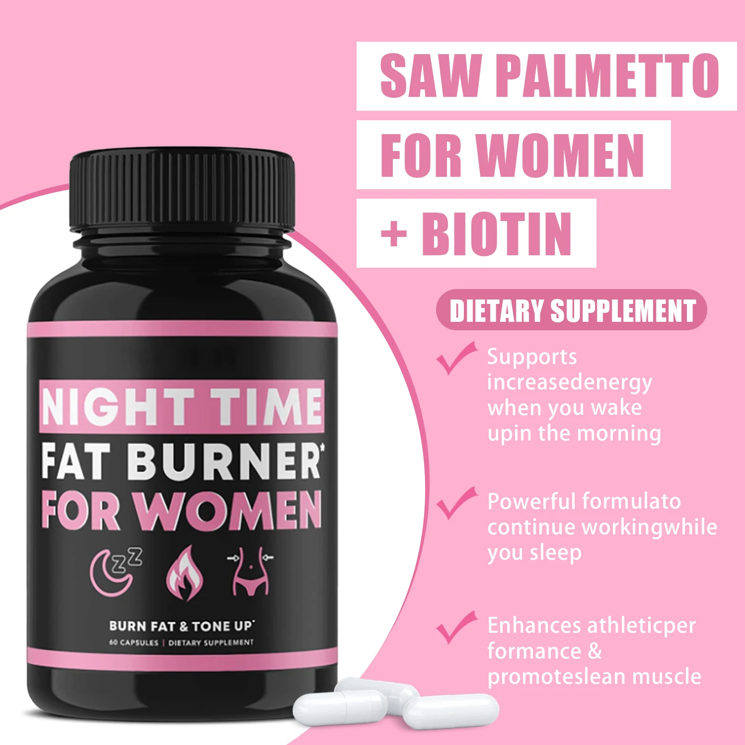 

White Kidney Bean Capsules for Weight Management 60 Veggie per Bottle Natural Extract Diet Supplement