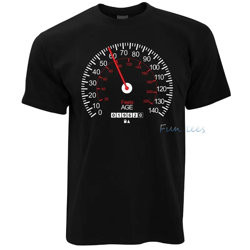 

Mens 20th 40th 50th 60th Birthday T Shirt Car Speedometer (1962) Sixtieth Gift Idea Tee for Dad Boyfriend Husband Graphic Tees