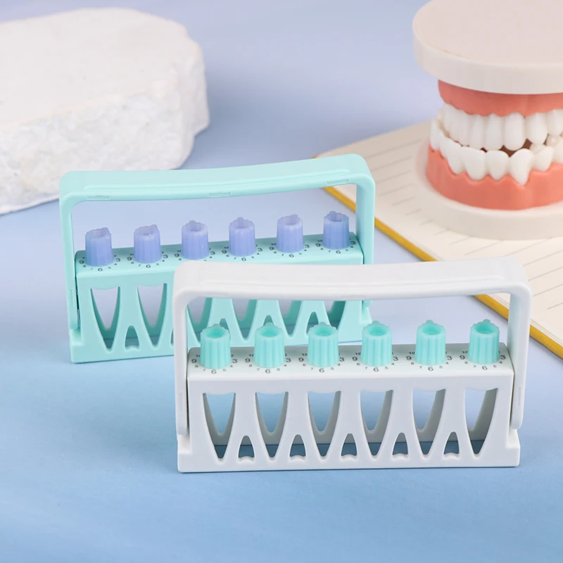 Dental Endo File Disinfection Box Bracket Endodontic Root Canal Files Holder Autoclavable With Counting Digits Measure Case