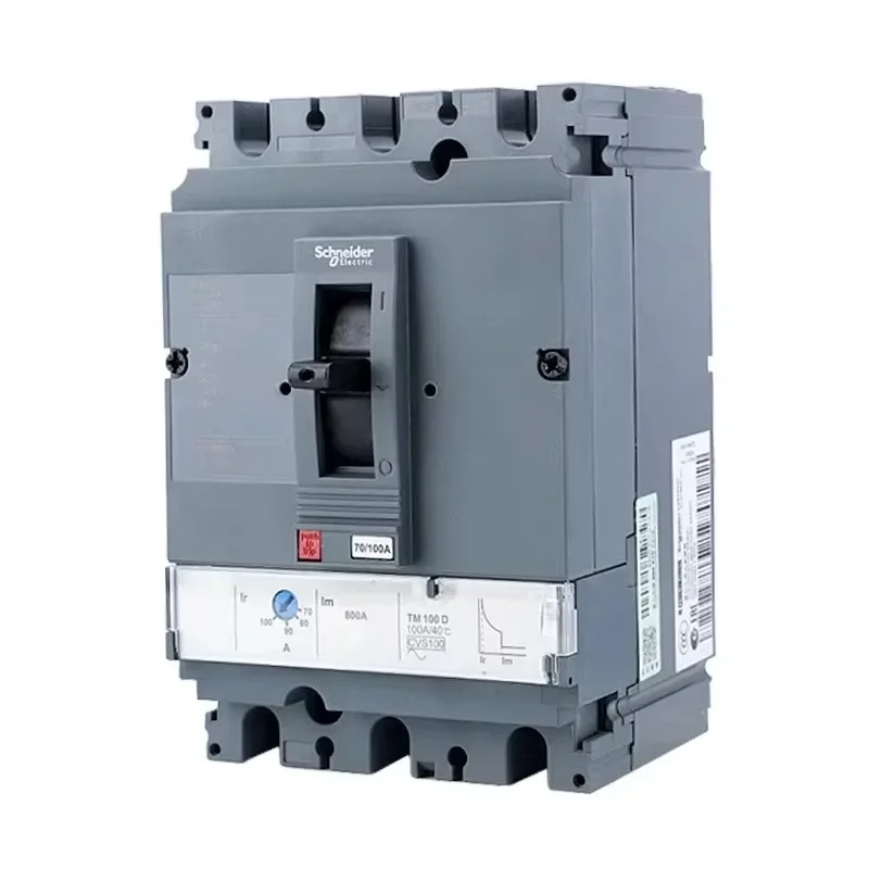 Original Schneider Circuit Breaker CVS100F TMD - 4P 32A 160F/250F/400F/630F 4P25A LV510341 TMD 3P 40 LV510333 MCCB for Electrica