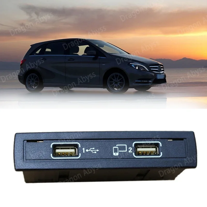 USB Plug Carplay Interface for Mercedes A200 B200 CLA200 GLA200 CLS GLE43 USB Hub Integrated Line Interface