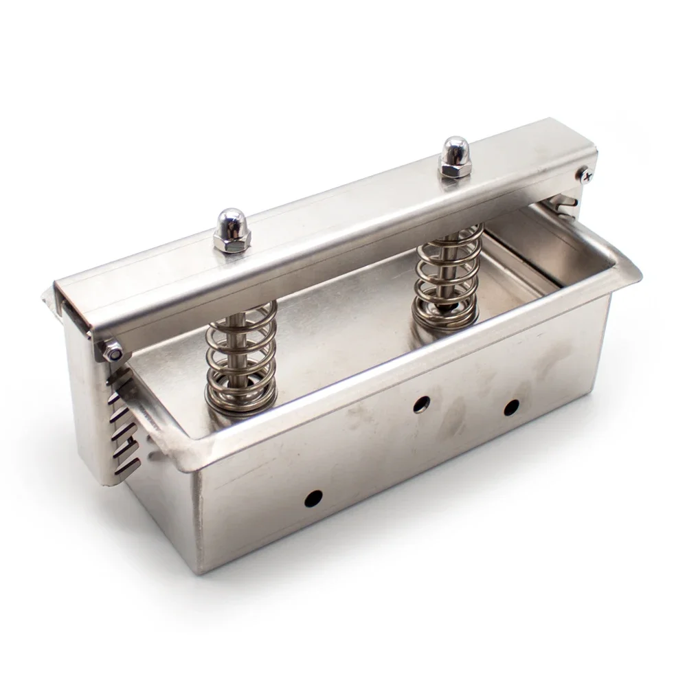 1KG Ham Meat Pressing Tool | Stainless Steel Meat Forming Box for Cooked/Frozen Beef Rolls | 200x100x70MM Kitchen Press