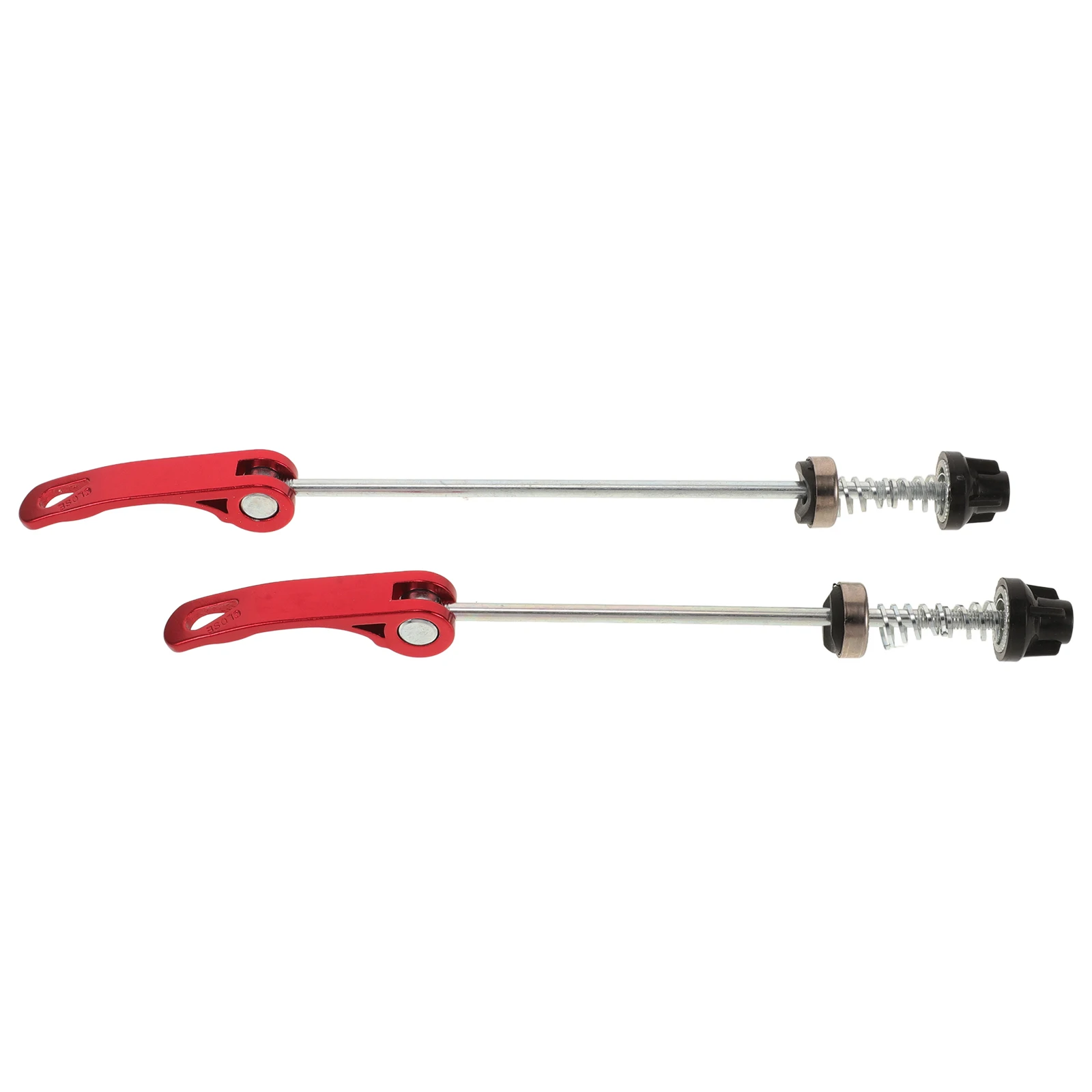 

2 Pcs Quick Release Skewer Red Front Rear Axle Durable Bearings Bike Tire Hub Set Mountain Road Bicycle Wheel Fixing Screws
