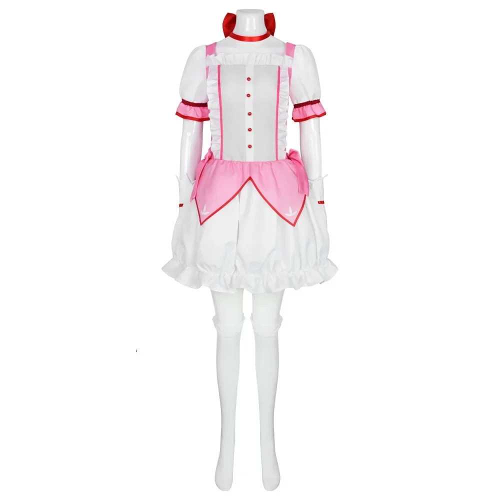 

Унисекс аниме Cos Kaname Madoka костюмы для косплея комплекты униформы нестандартного размера