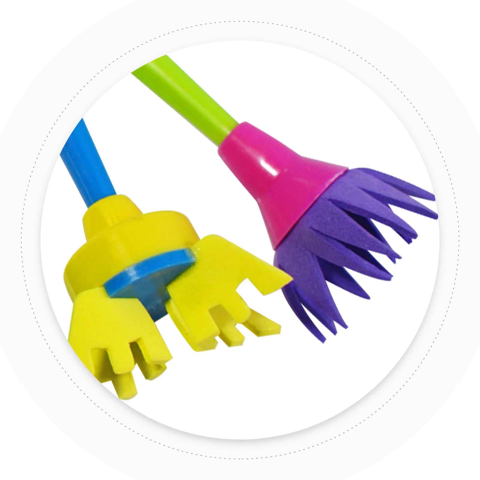 4Pcs Creative Sponge Painting Brushes for Kids DIY Art Craft Painting Tools Children Graffiti Set Fun Imaginative Activity