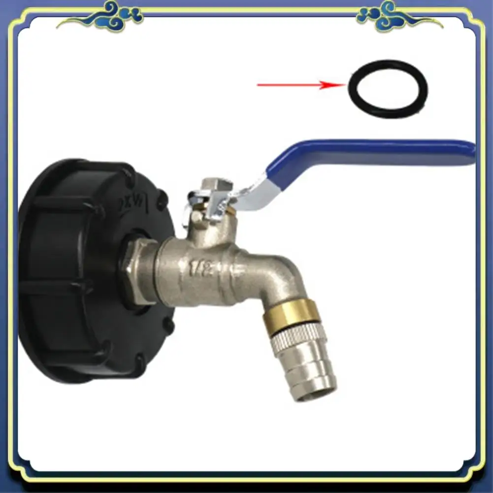 

A56P-IBC Шаровой выпускной бак для крана 3/4 дюйма Пищевой сливной адаптер S60X6 1000 л Бак для дождевой воды Контейнер для латунного шланга Кран для крана
