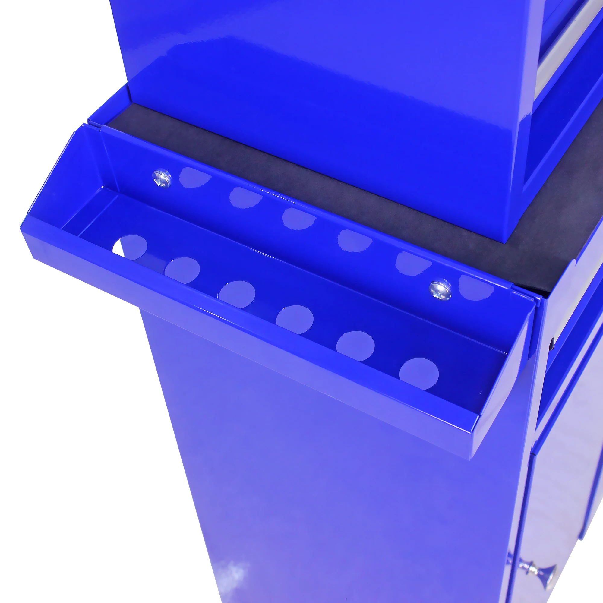 Rolling Tool Chest, 5-Drawer Tool Box Organizer w/Lockable Wheels & Sliding Drawers & Detachable Top & Adjustable Shelf, Tool St