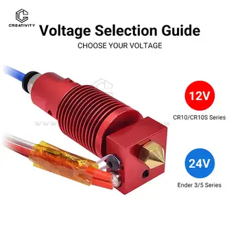 Ender 3 金屬 J 頭 CR10 MK8 熱端擠出機套件加熱塊噴嘴加熱器熱敏電阻適用於 CR10s Pro Ender3 V2 Ender 5 3D 列印機 10 最佳銷售 mk8 熱端 - №1