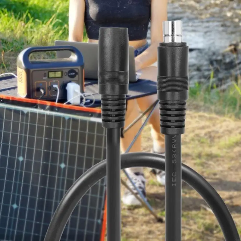 كابل الشحن الشمسي 6.2 متر محسّن DC8020 8.0x2.0 مم لمحطات الطاقة في الهواء الطلق ولوحة الطاقة الشمسية