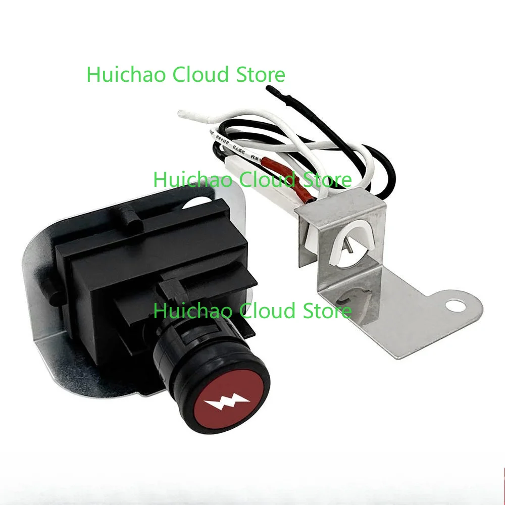 Push-button Igniter Kit Replacement for Weber Q320 Q3200 Gas Grill, Fits Models 57060001 57067001 BBQ Grill Ignition Parts