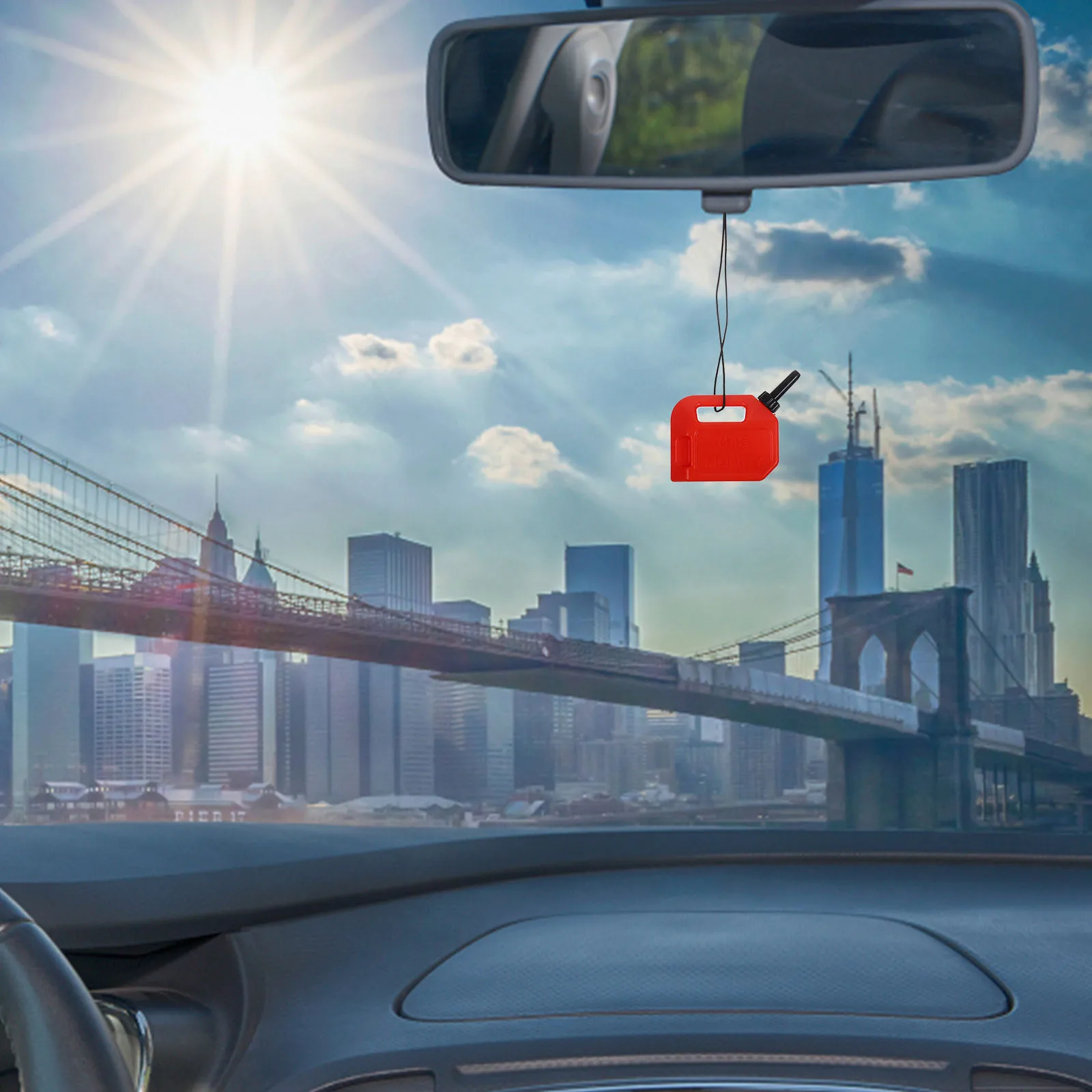 

Gas Can Ornament Creative Holiday Decor For Christmas Tree Xmas Party Hanging Pendant Plastic Money Holder Lightweight