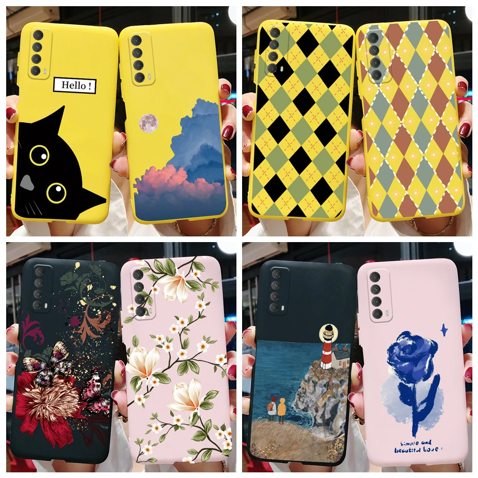 Cute Soft Cover For Huawei P Smart 2021 PPA-LX1 PPA-LX2 LX3 TPU Case 6.67