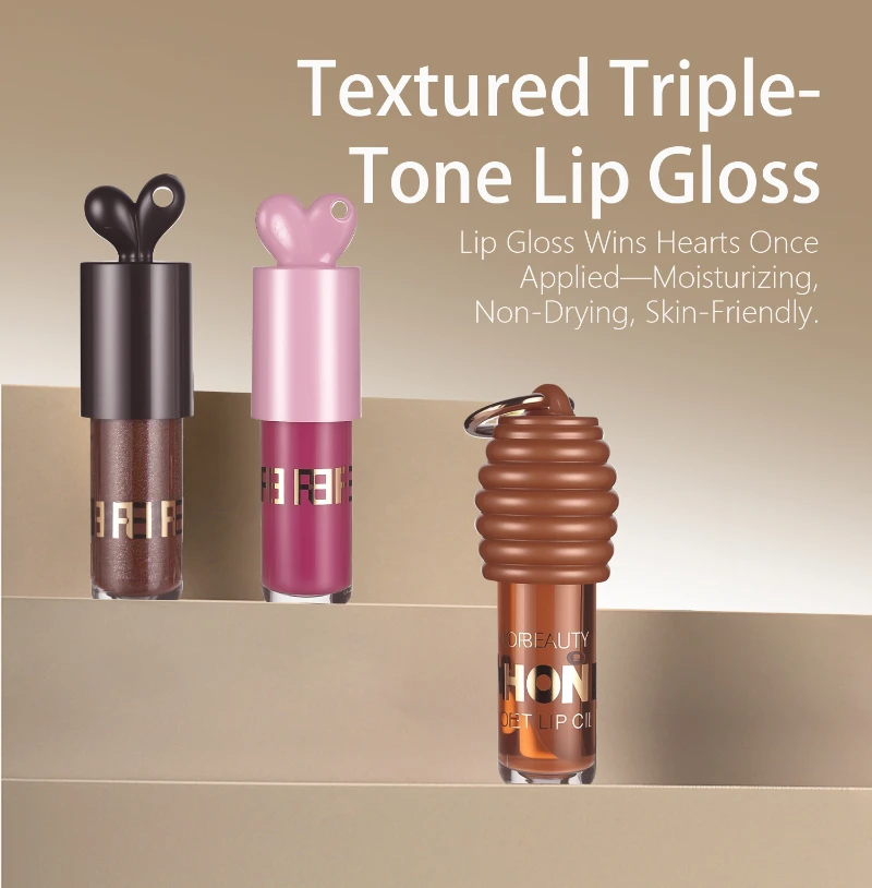 Honey Infused Hydrating Lip Oil - Nourishing for Dry Lips,High Shine,Fresh Honey Scent,Lip Gloss,Moisturizing Lip Makeup