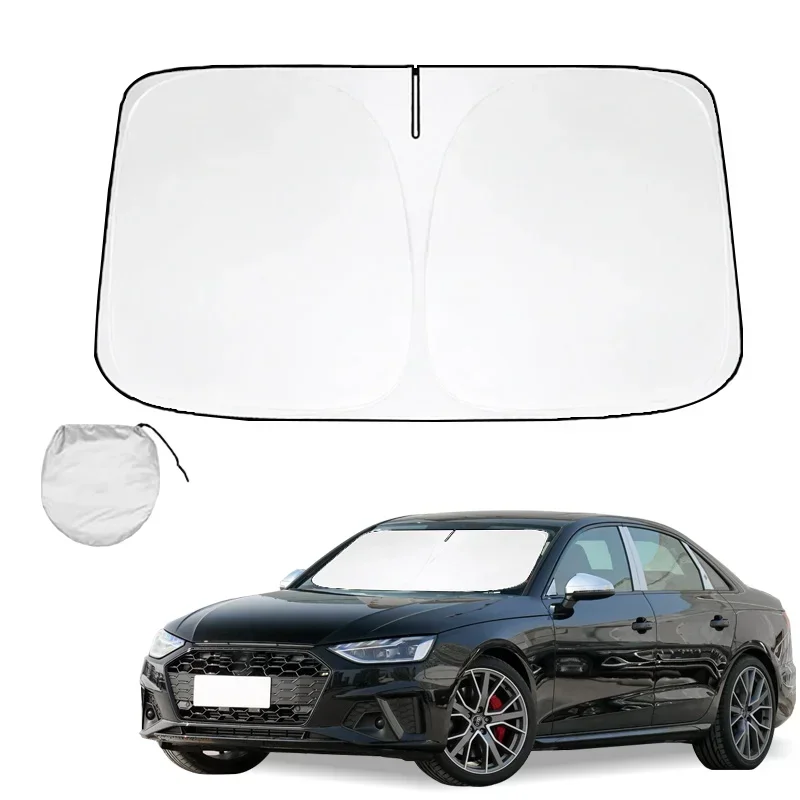 

Windshield Sunshade Folding Front Window Sun Shade Cover Heat Protection Visor for AUDI S4 B8 B7 B6 B5 2018 2019 2020 2021-2024