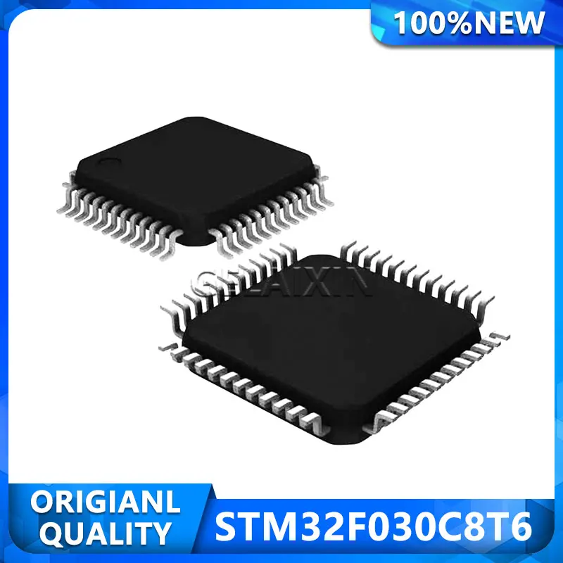 

10PCS STM32F030C8T6 LQFP48 STM32F030C8T STM32F030C8 STM32F030C STM32F030 32F030