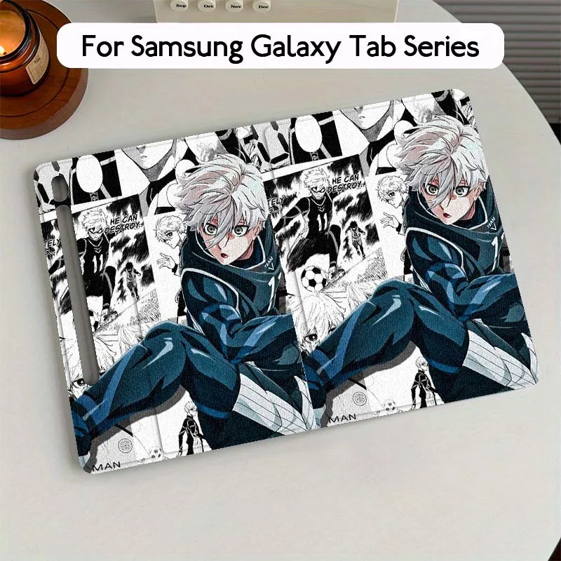 Anime B-BLUES L-LOCKS Cool Tablet Case For Samsung Galaxy Tab S7 S8 S9 S10 FE Plus 12.4 13.1 Inch