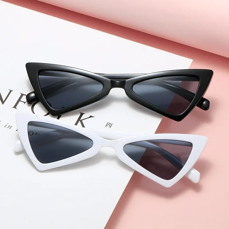 Очки Small Triangle Cat Eye Sunglasses Women Fashion Vintage Cat Eyeglasses Female Stylish Sun Glasses UV400 Gafas De Sol