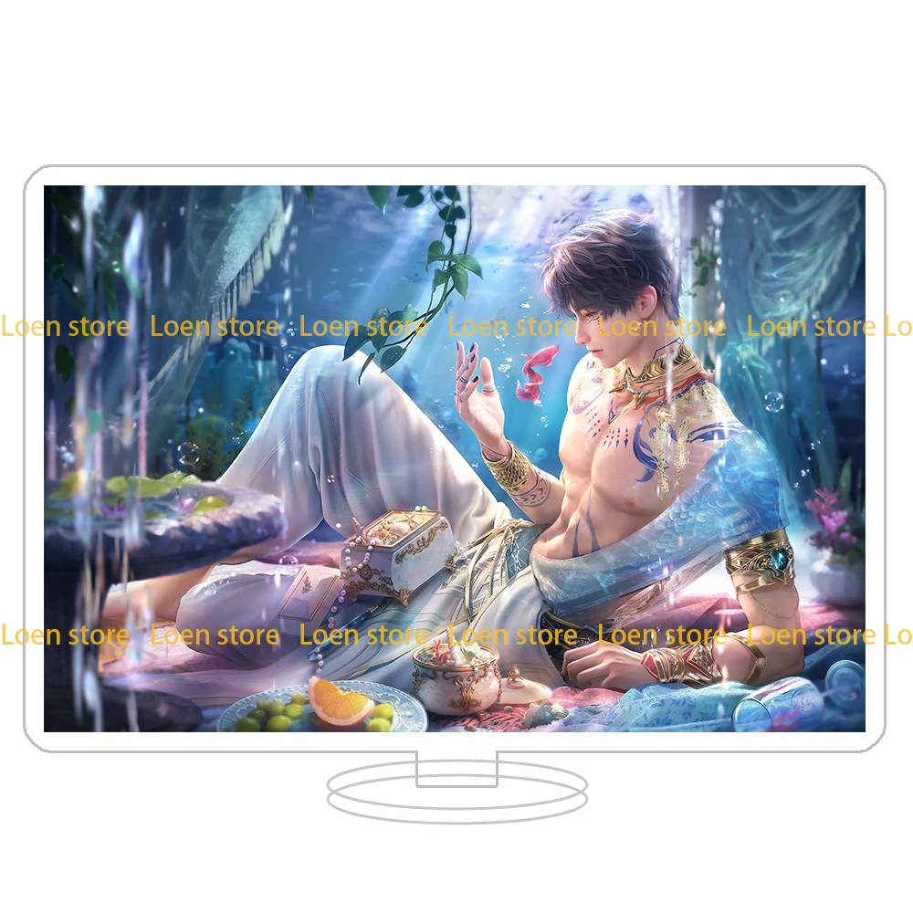 Loen Store Love And Deepspace XAVIER ZAYNE RAFAYEL SYLUS Virtual boyfriend HD acrylic stand keychain Girl gift desktop ornament